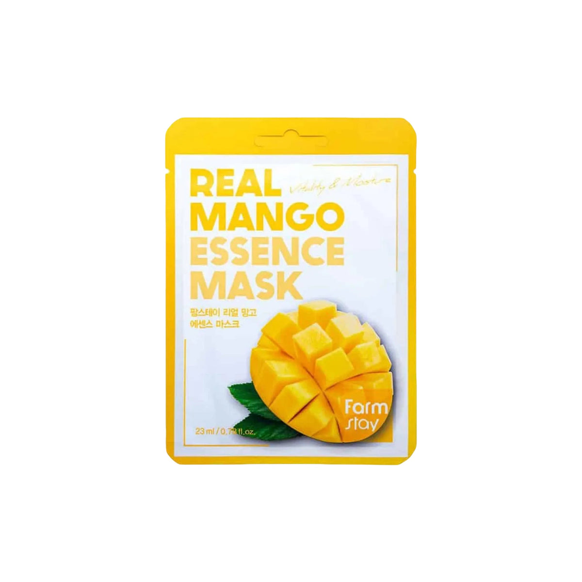 Farmstay – Real Mango Essence Mask 23ml – pagrindinė produkto nuotrauka