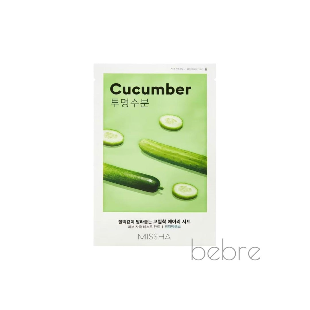 MISSHA Airy Fit Sheet Mask Cucumber, 19g