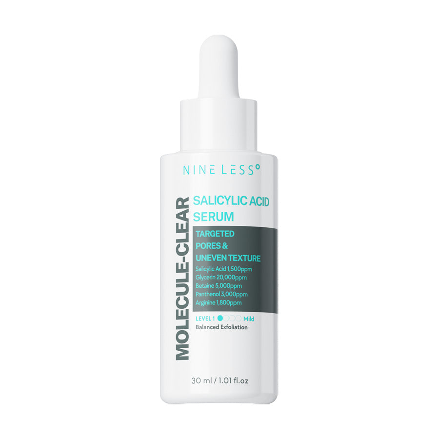 NINE LESS Molecule-Clear Salicylic Acid Exfoliating Serum, 30ml – papildomas gamintojo vaizdas