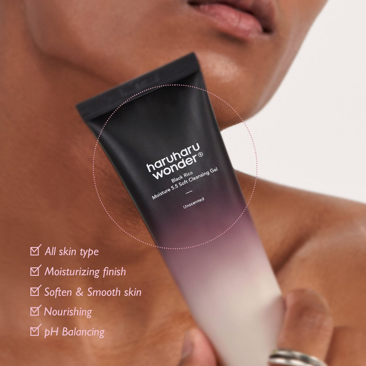 Haruharu Wonder Black Rice 5.5 Soft Cleansing Gel, 100ml – papildomas gamintojo vaizdas