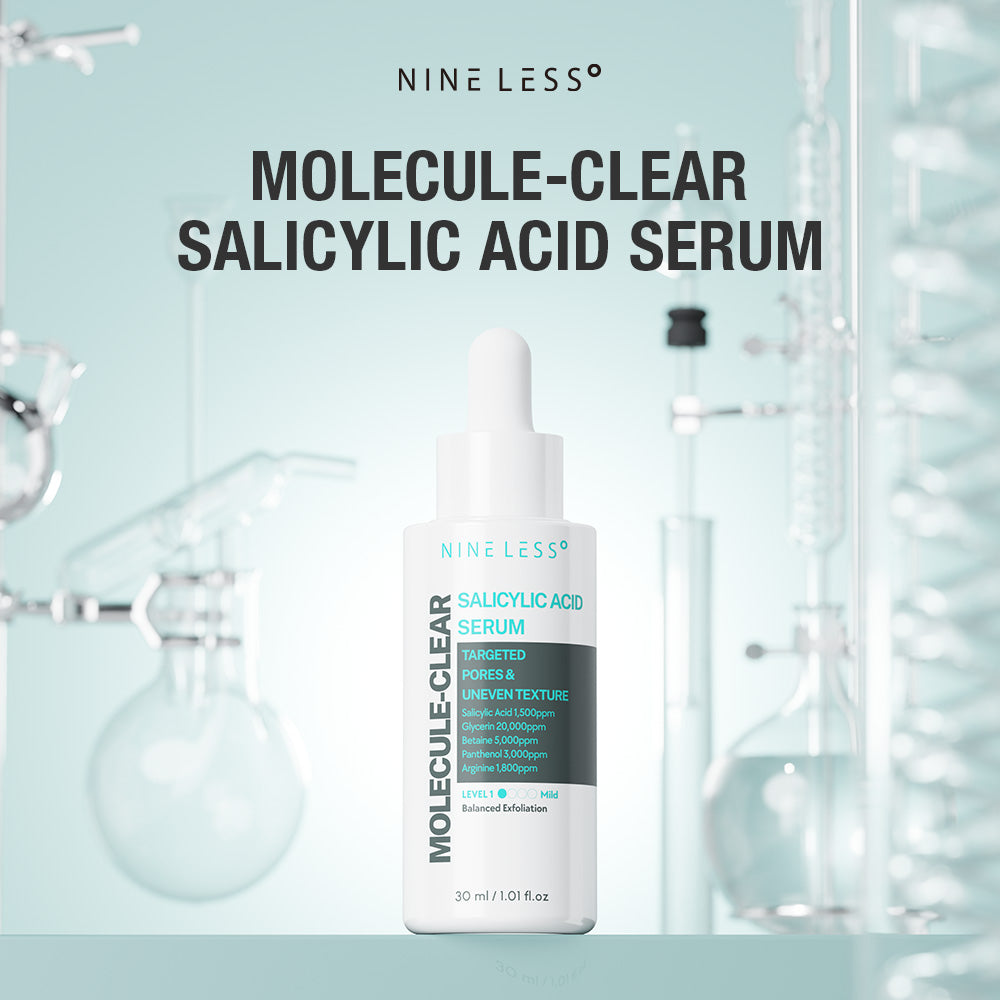 NINE LESS Molecule-Clear Salicylic Acid Exfoliating Serum, 30ml – papildomas gamintojo vaizdas