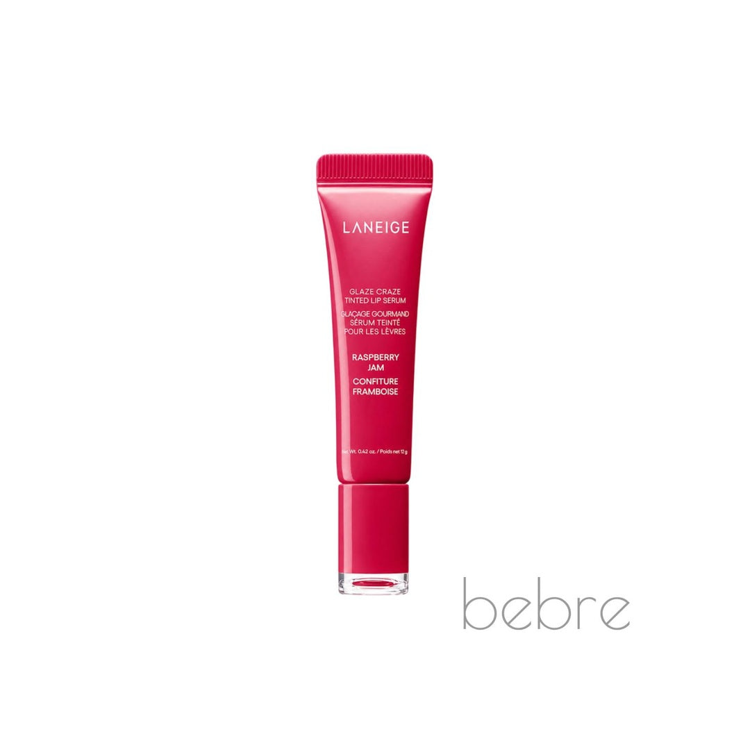 LANEIGE Glaze Craze Tinted Lip Serum Raspberry Jam, 12g