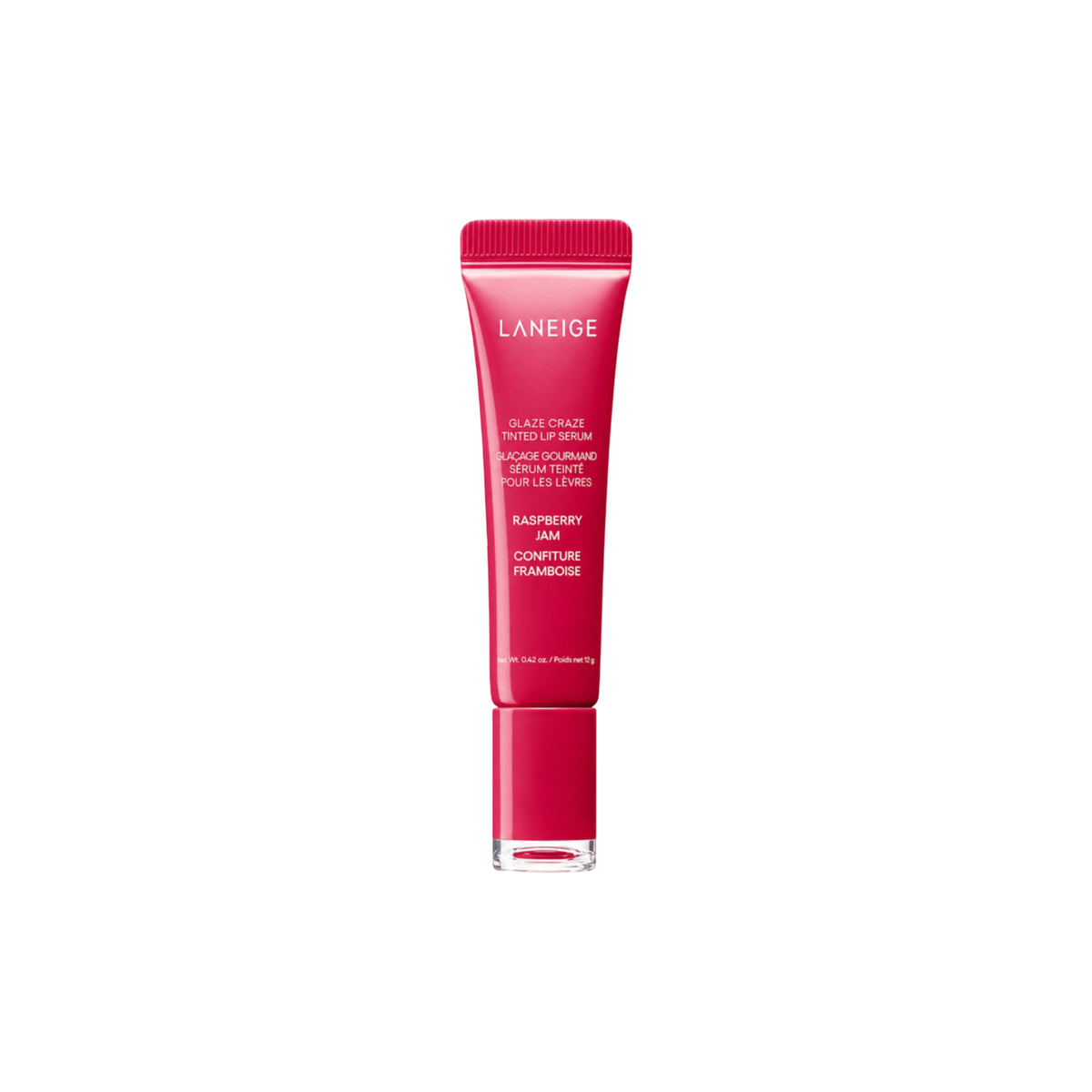 LANEIGE Glaze Craze Tinted Lip Serum Raspberry Jam, 12g