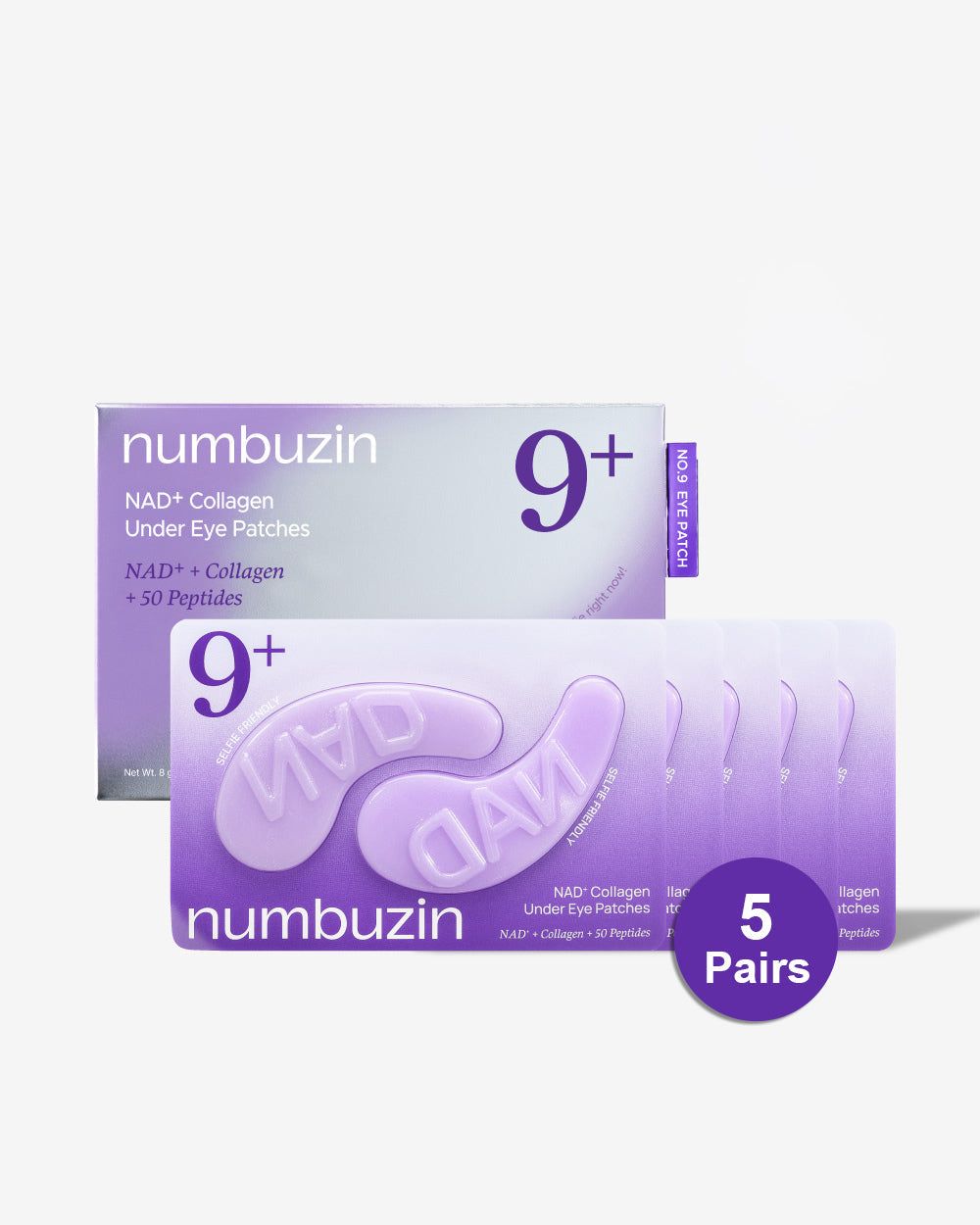 Numbuzin No.9 NAD+ Eye Patches, 5 pairs – papildomas gamintojo vaizdas