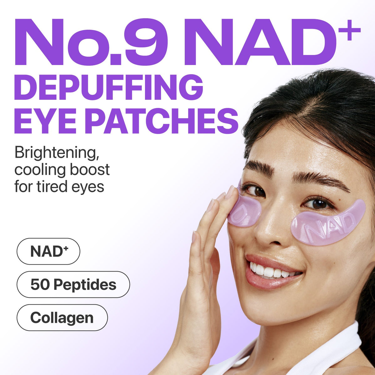 Numbuzin No.9 NAD+ Eye Patches, 5 pairs – papildomas gamintojo vaizdas