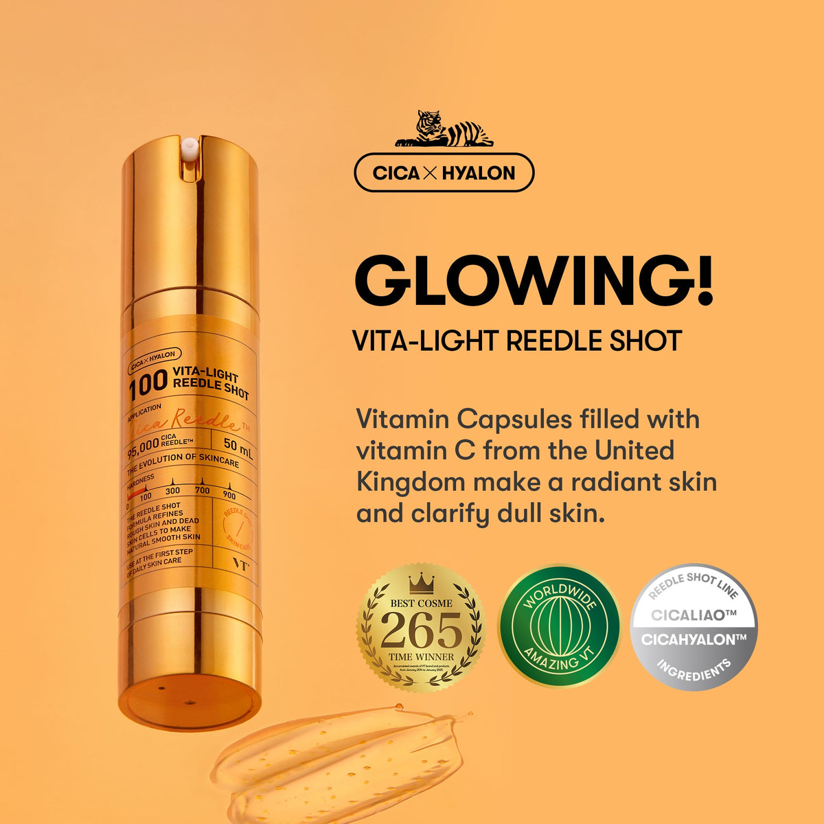 VT Cosmetics – Vita-Light Reedle Shot 100, 50ml – papildomas gamintojo vaizdas