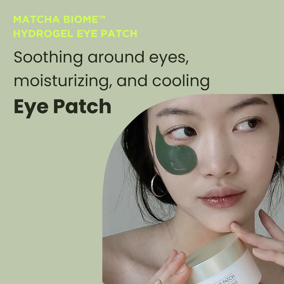 Heimish Matcha Biome Hydrogel Eye Patch, 1.4g×60pcs – papildomas gamintojo vaizdas