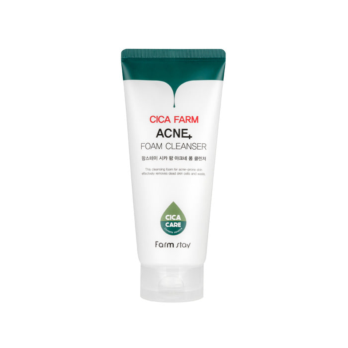 Farmstay – Cica Farm Acne Foam Cleanser - 180ml – papildomas gamintojo vaizdas