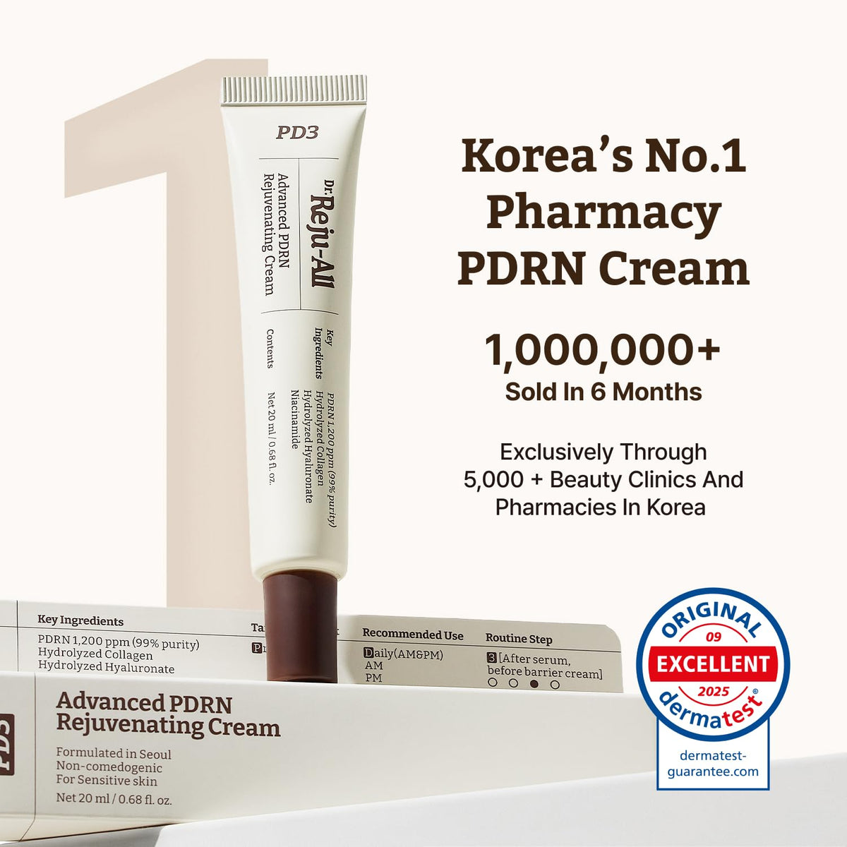 Dr. Reju-All Advanced PDRN Rejuvenating Cream, 20ml – papildomas gamintojo vaizdas