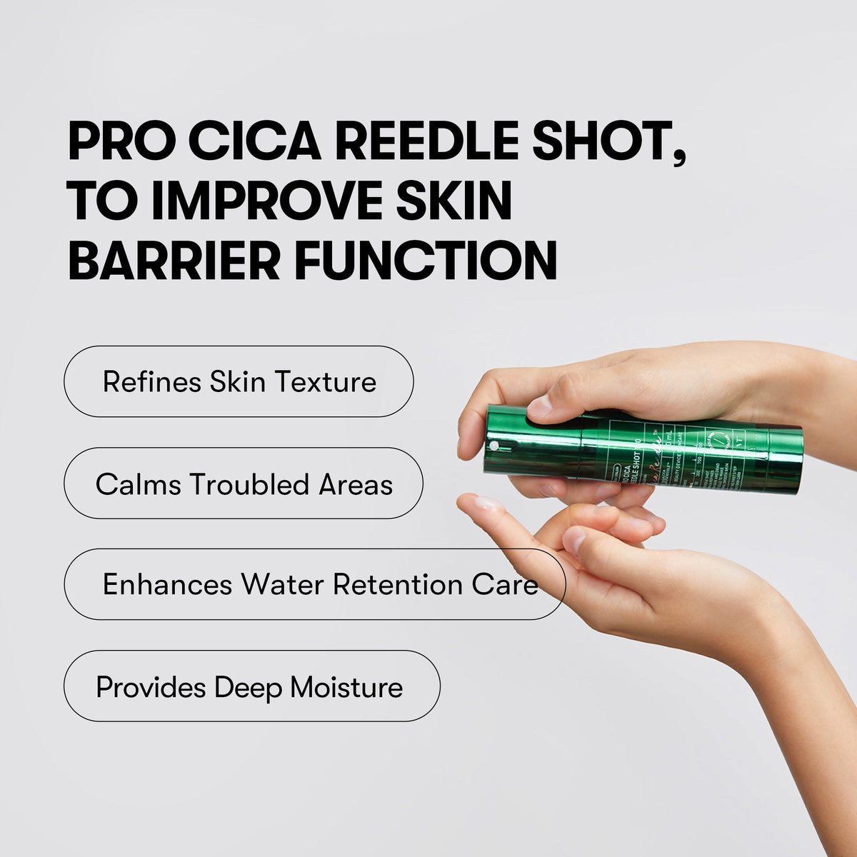 VT Cosmetics – Pro Cica Reedle Shot 100, 50ml – papildomas gamintojo vaizdas
