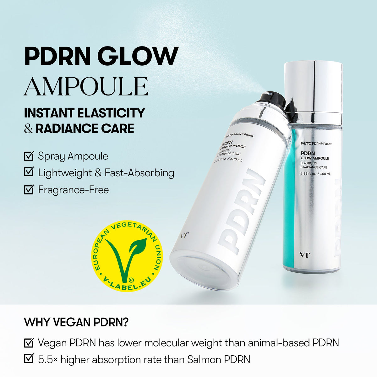 VT Cosmetics – PDRN Glow Ampoule, 100ml – papildomas gamintojo vaizdas