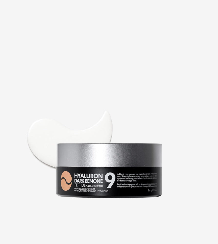 Medi-Peel Hyaluron Dark Benone 9 Peptide Ampoule Eye Patch hidrogelio paakių kaukės, 60 vnt. – papildomas gamintojo vaizdas