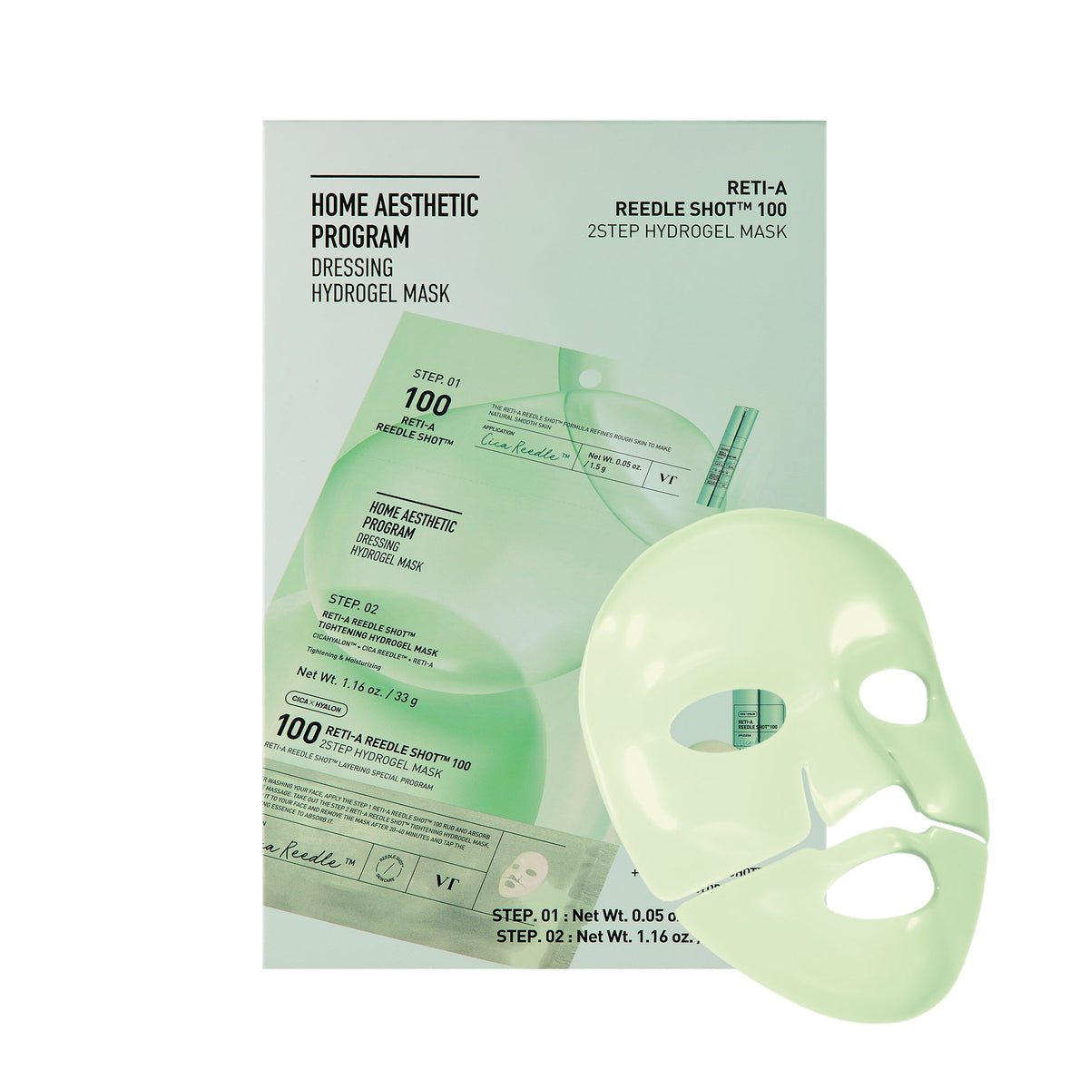 VT Cosmetics – Reti-A Reedle Shot 100 2-Step Hydrogel Mask – papildomas gamintojo vaizdas