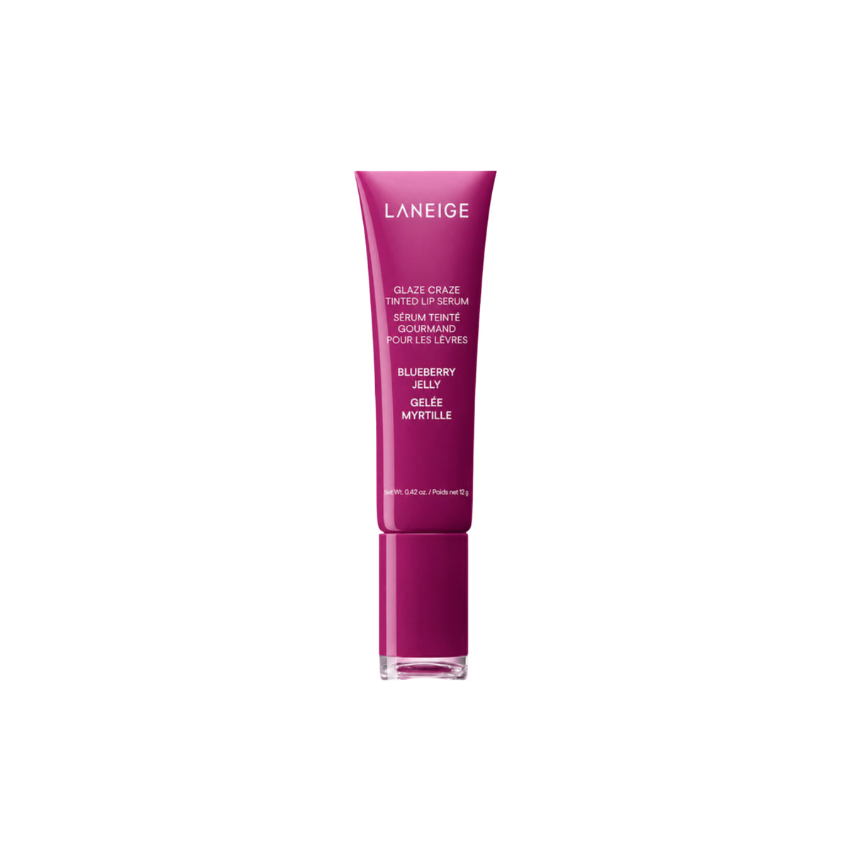 LANEIGE Glaze Craze Tinted Lip Serum Blueberry Jelly, 12g