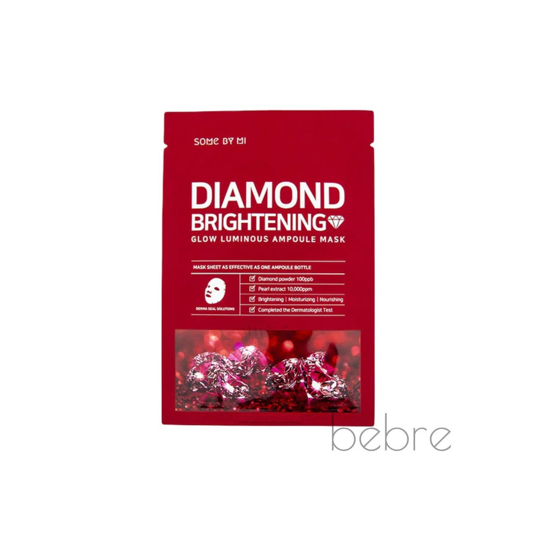 SOME BY MI Red Diamond Brightening Glow Ampoule Mask, 25g