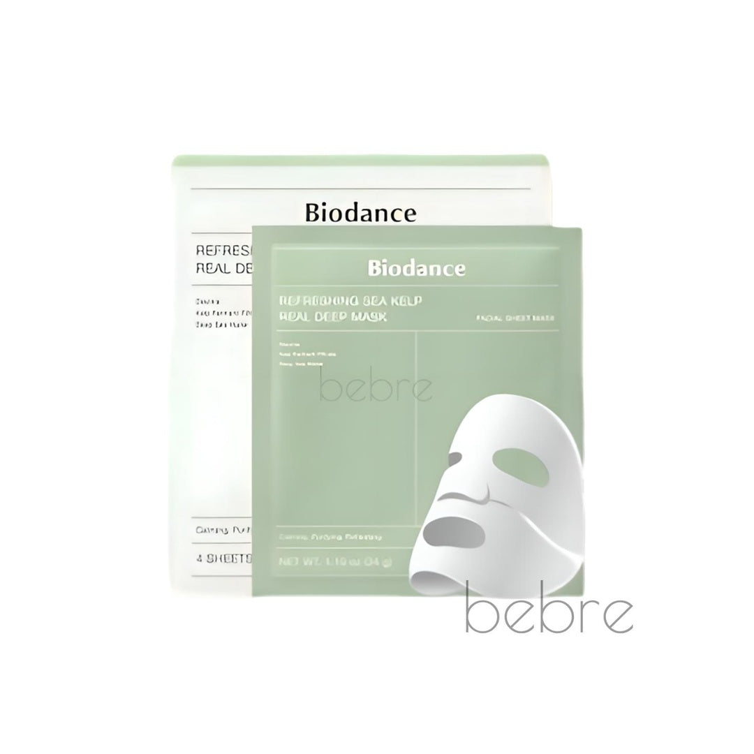 Biodance Refreshing Sea Kelp Real Deep Mask, 34g×4pcs