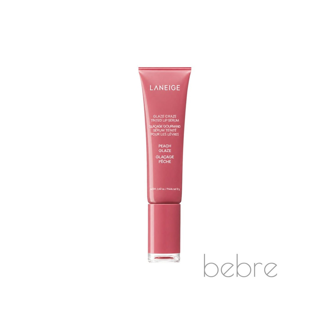 LANEIGE Glaze Craze Tinted Lip Serum Peach Glaze, 12g