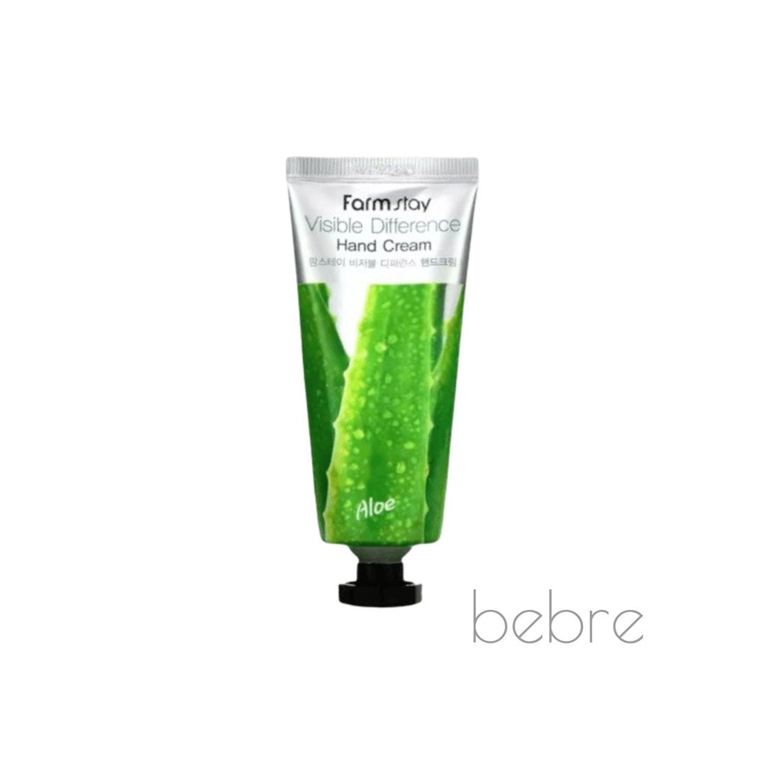 Farmstay Visible Difference Hand Cream Aloe, 100g