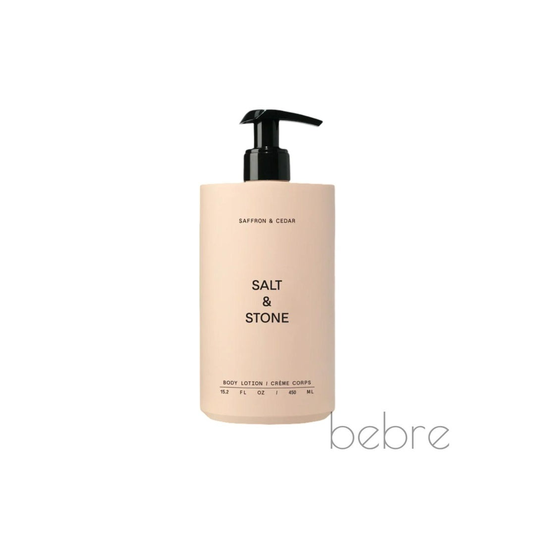 Salt & Stone Body Lotion Saffron & Cedar, 450ml