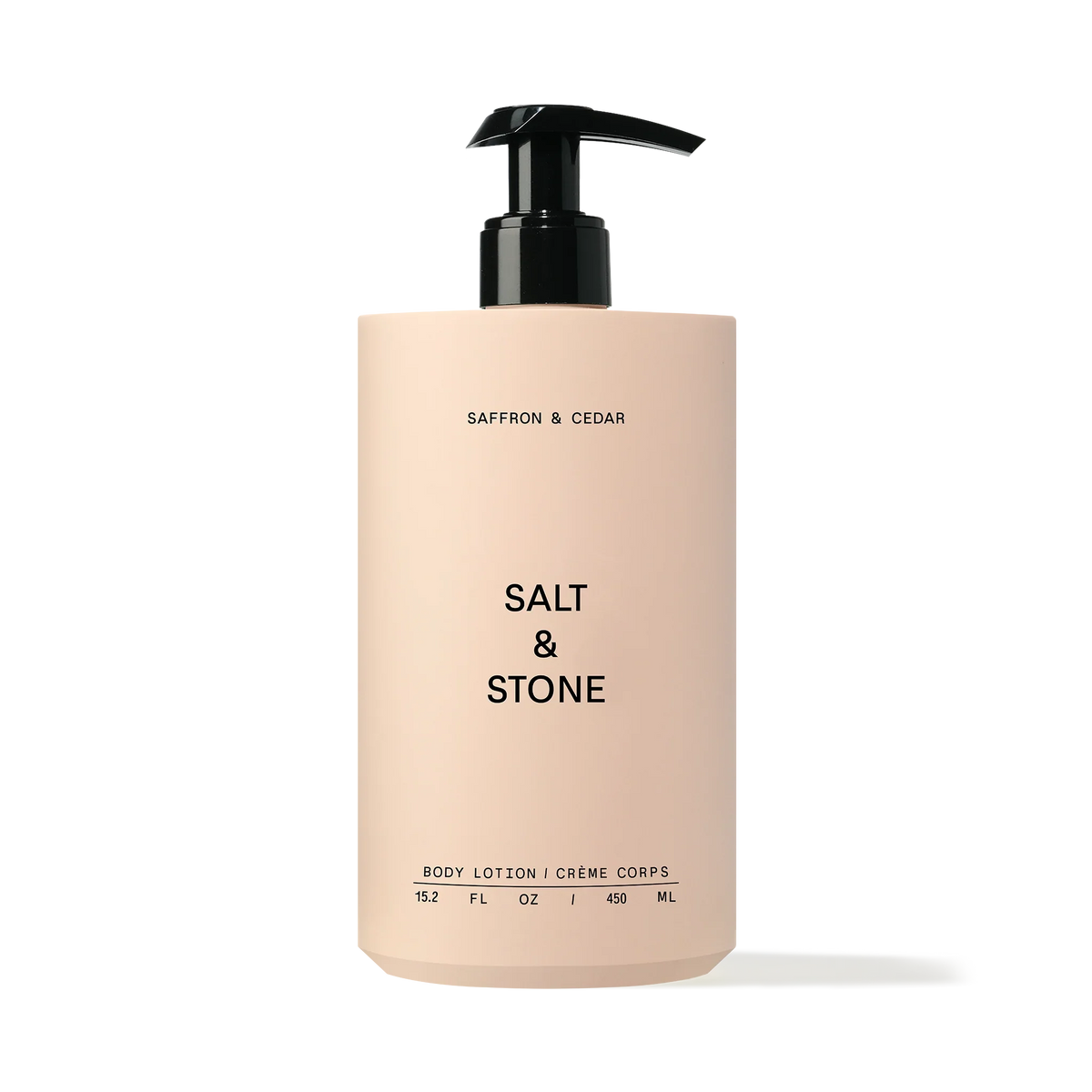 Salt & Stone Body Lotion Saffron & Cedar, 450ml – papildomas gamintojo vaizdas