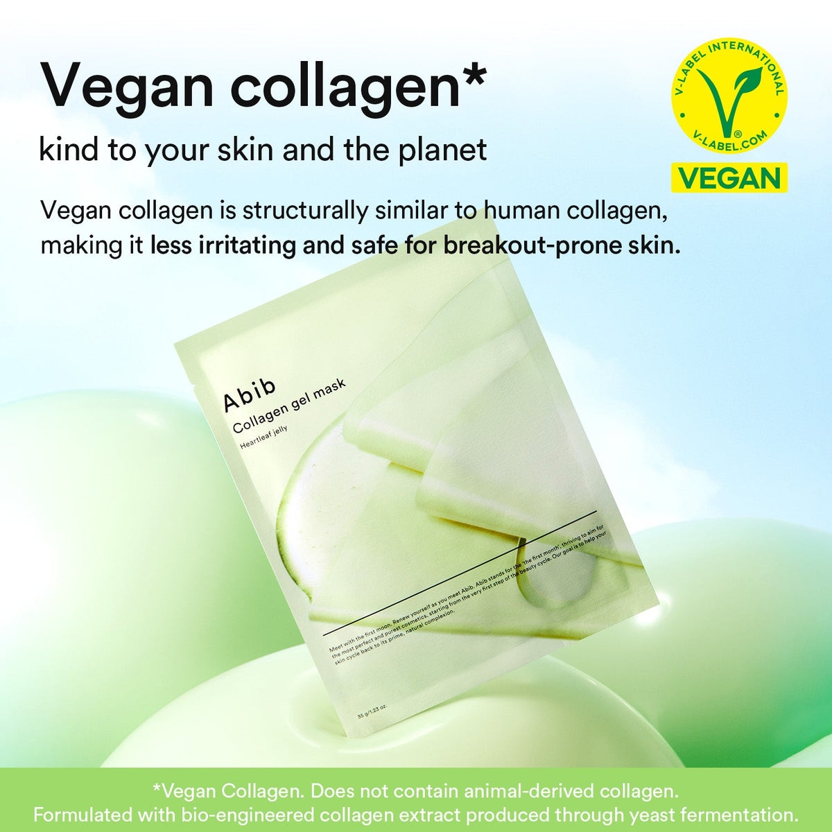 ABIB Collagen Gel Mask Heartleaf Jelly, 35g – papildomas gamintojo vaizdas
