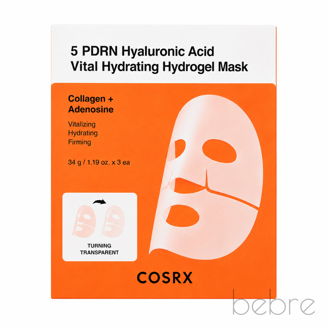COSRX 5 PDRN Hyaluronic Acid Vital Hydrating Hydrogel Mask, 1 vnt.