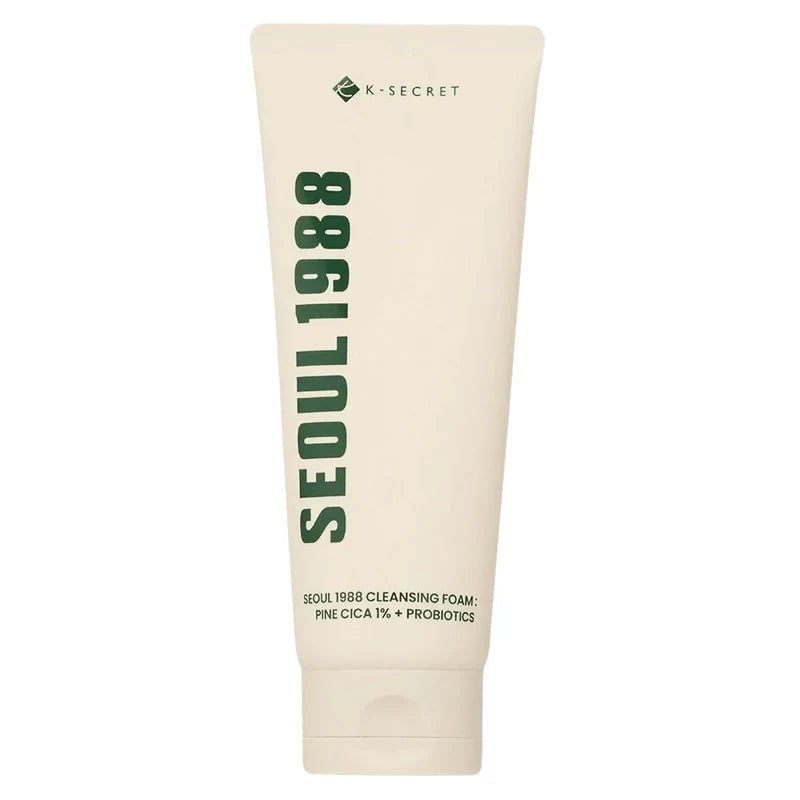 K-SECRET - SEOUL 1988 Cleansing Foam: Pine Cica 1% + Probiotics, 150ml