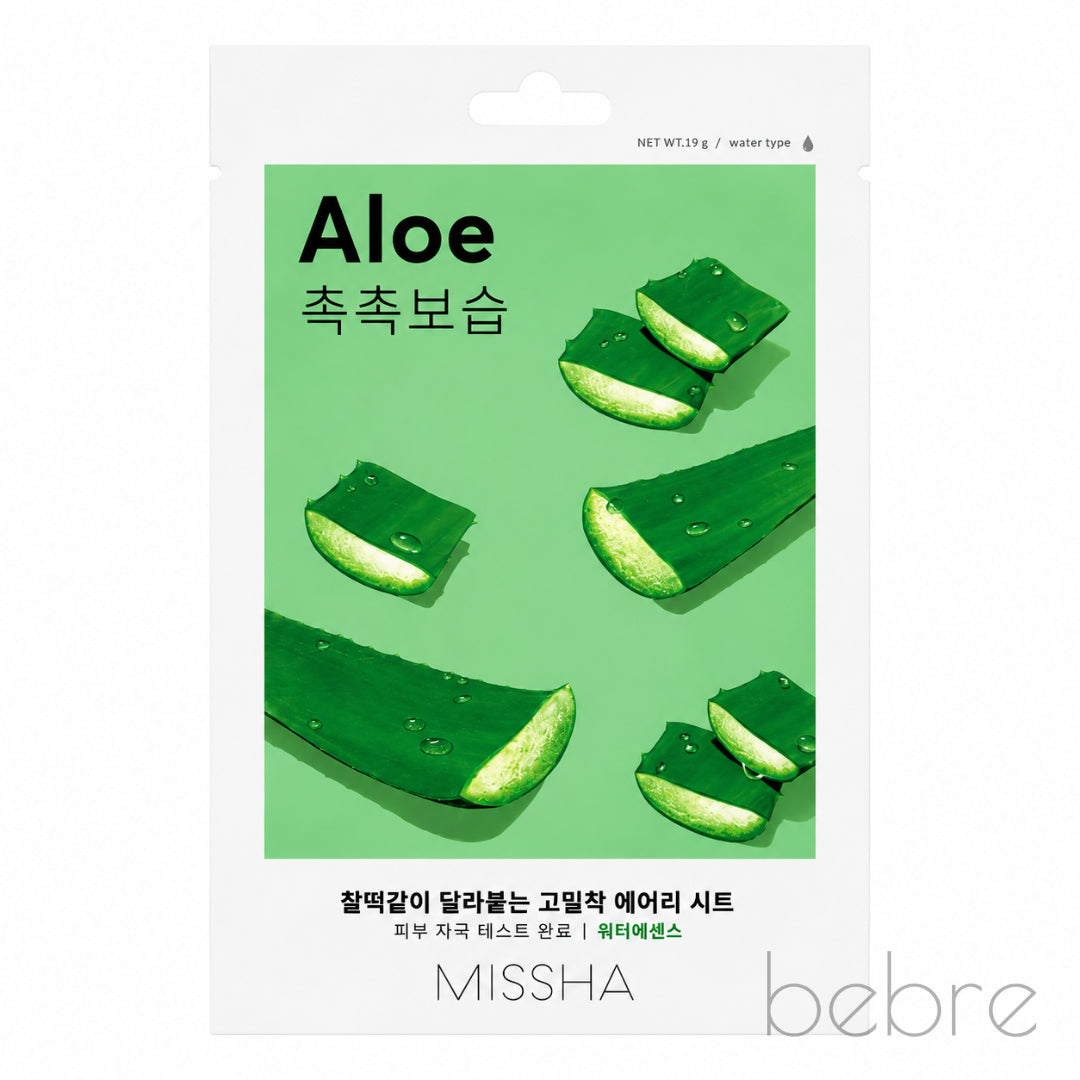 MISSHA Airy Fit Sheet Mask Aloe, 1 vnt.