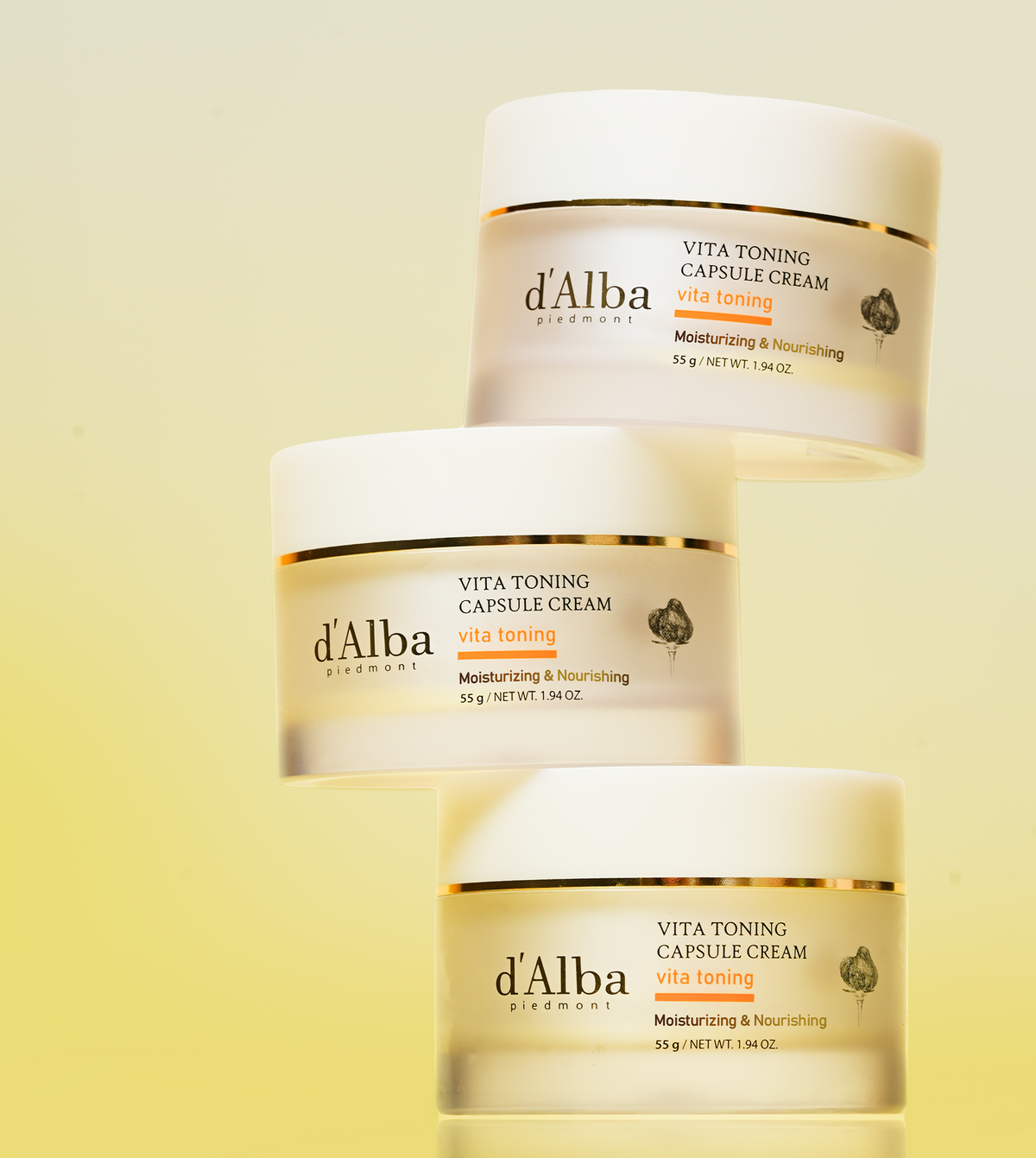 d'Alba Vita Toning Capsule Cream skaistinantis kremas su kapsulėmis, 55 g – papildomas gamintojo vaizdas