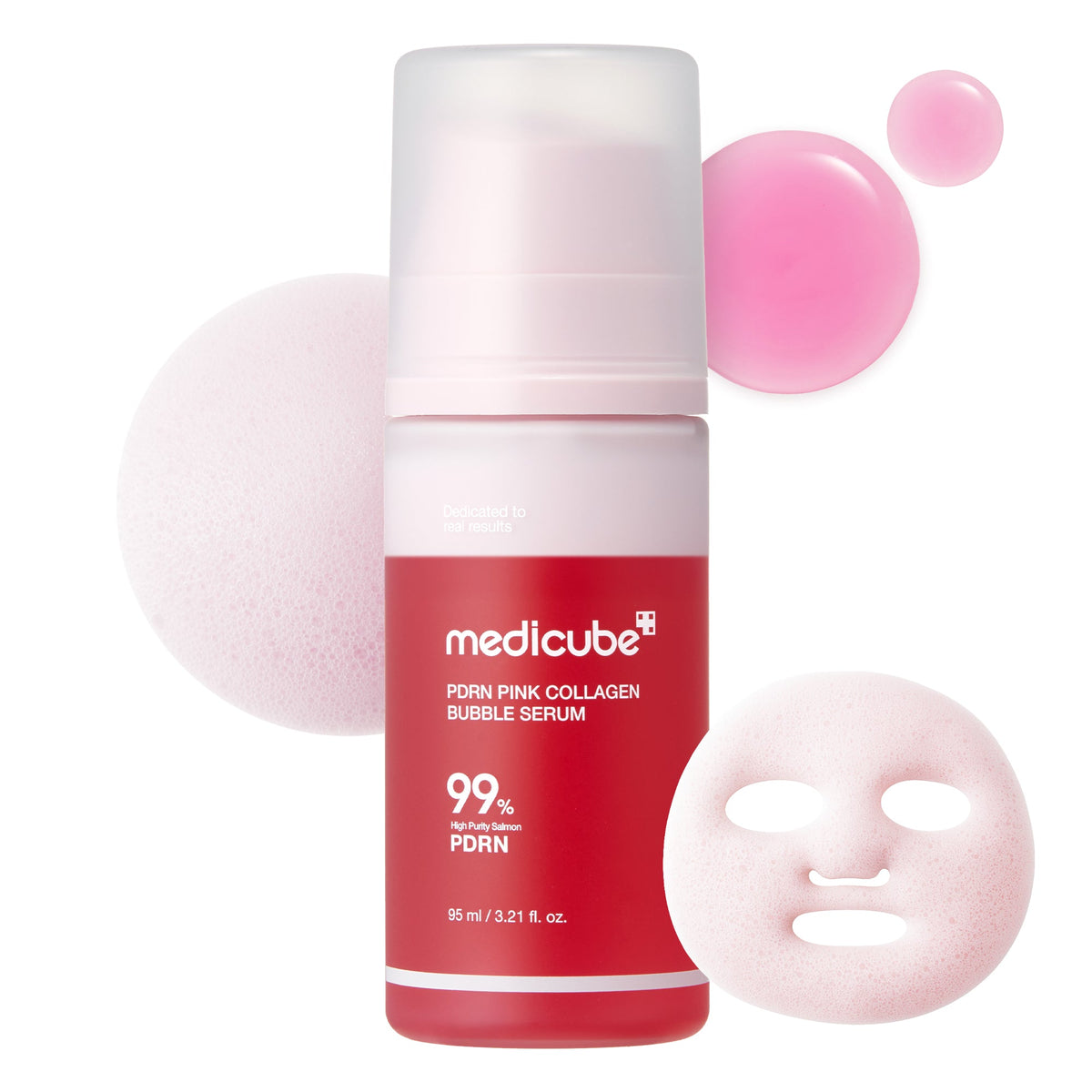Medicube – PDRN Pink Collagen Bubble Serum, 95ml – papildomas gamintojo vaizdas