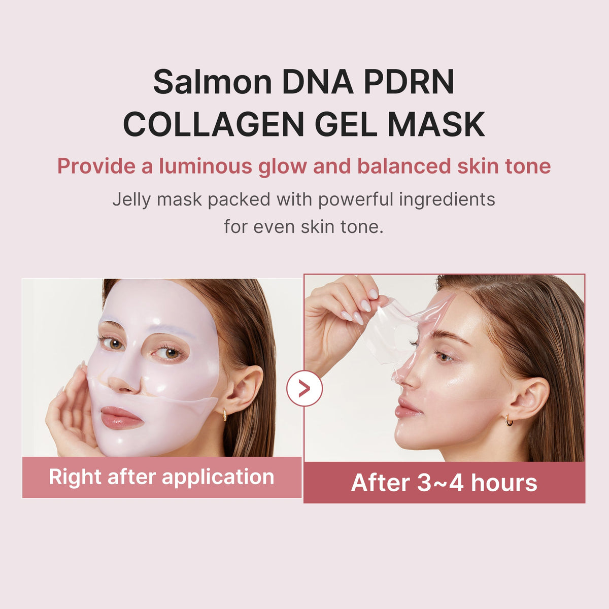 Medicube Pink Collagen Gel Mask, 4×28g – papildomas gamintojo vaizdas