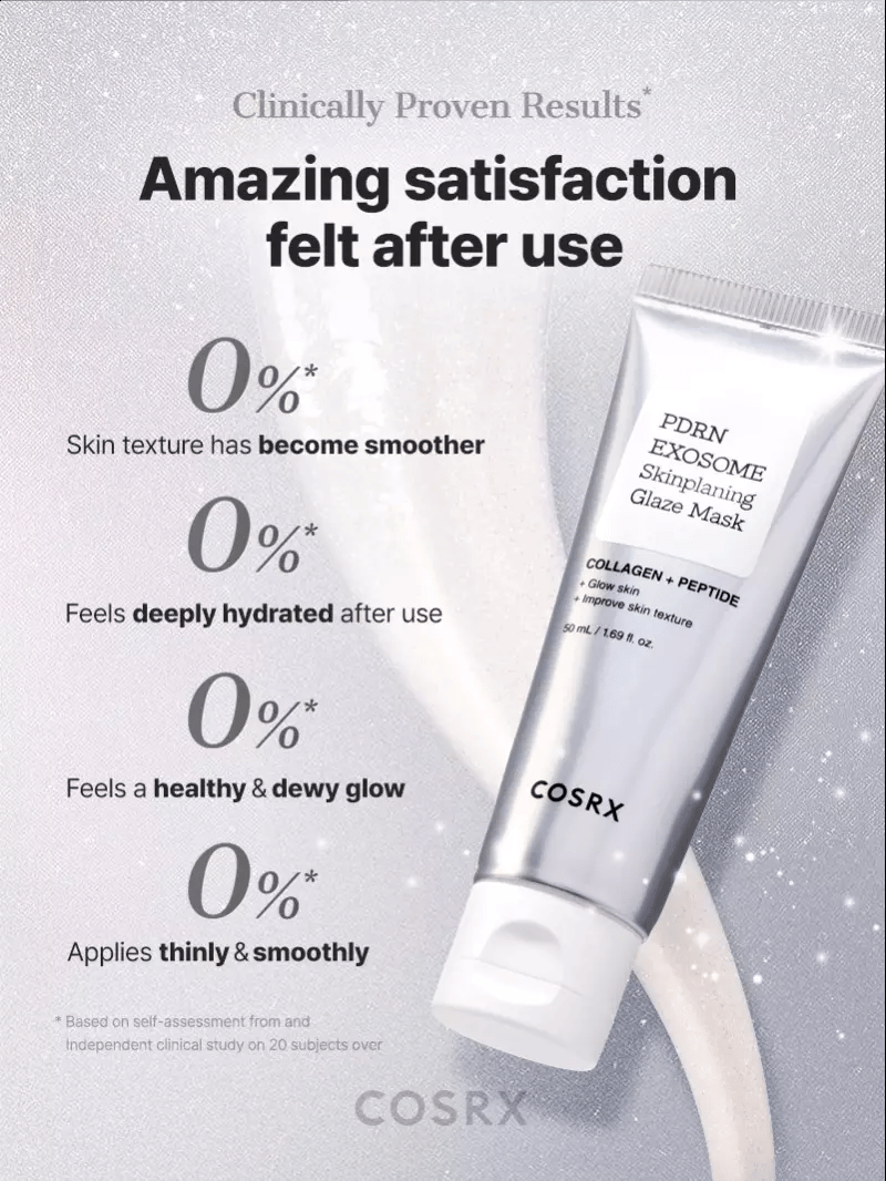 COSRX PDRN Exosome Skinplaning Glaze Mask, 50ml – papildomas gamintojo vaizdas
