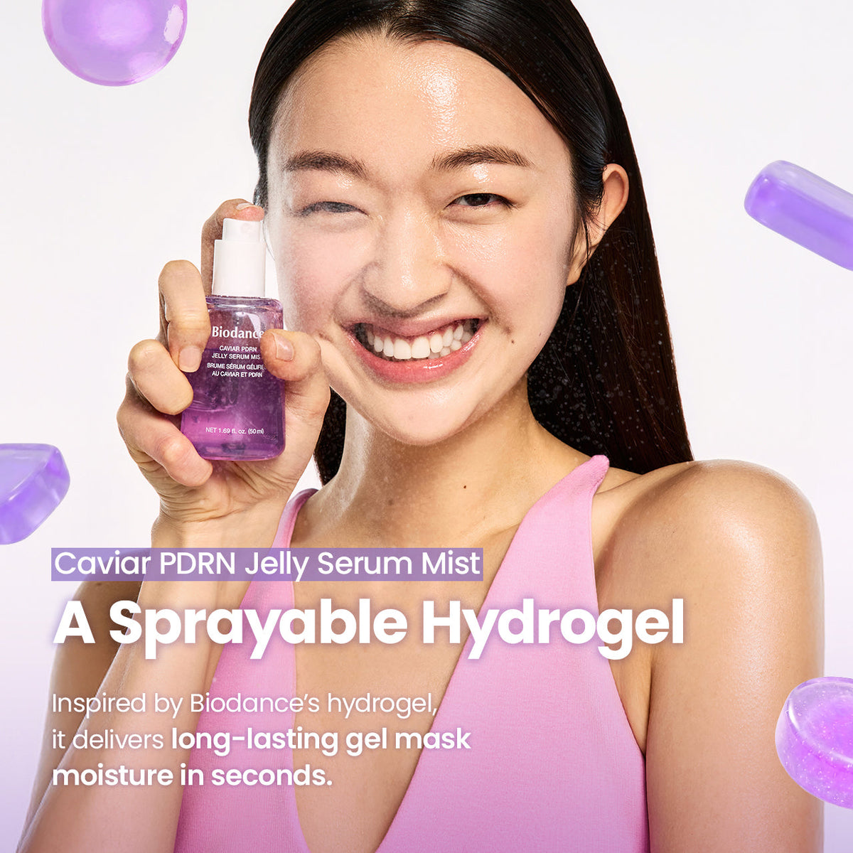Biodance Caviar PDRN Jelly Serum Mist, 50ml – papildomas gamintojo vaizdas