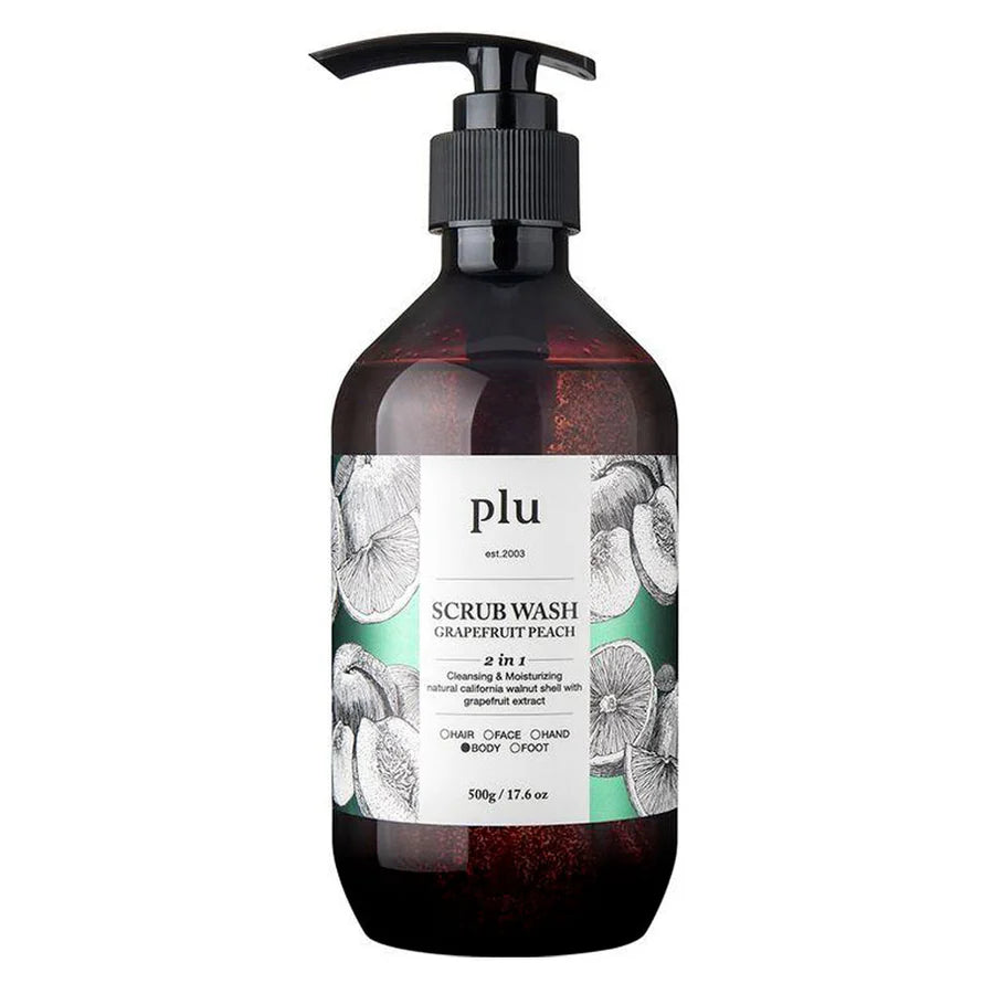 plu – Scrub Wash Grapefruit Peach, 500ml