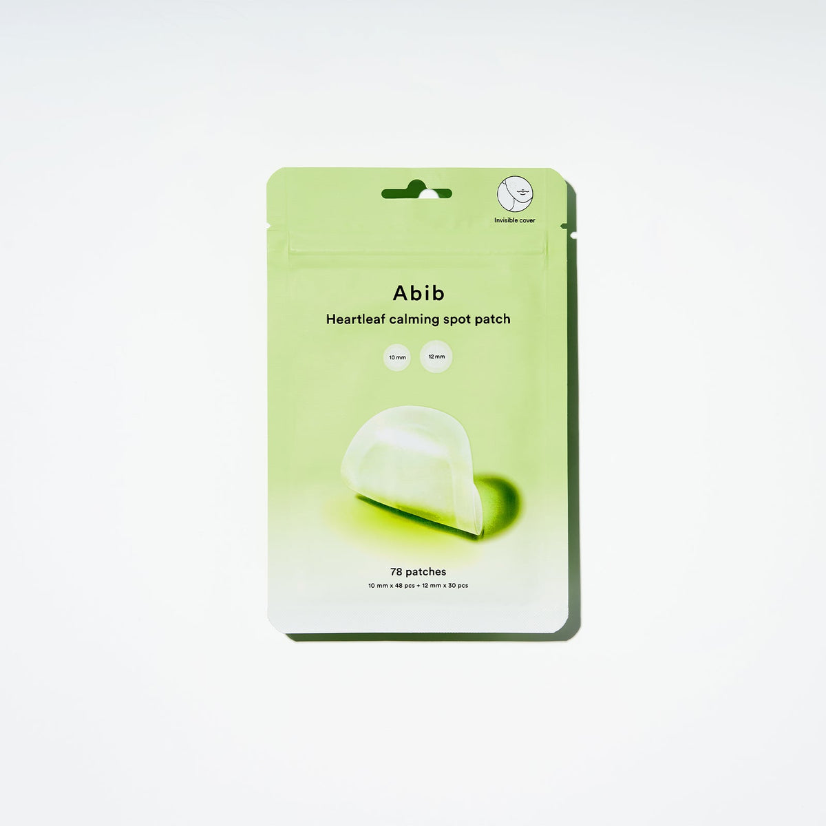 Abib – Heartleaf Calming Spot Patch, 78 Patches – papildomas gamintojo vaizdas