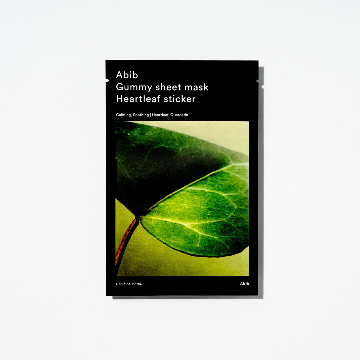 ABIB Gummy Sheet Mask Heartleaf Sticker, 27ml – papildomas gamintojo vaizdas