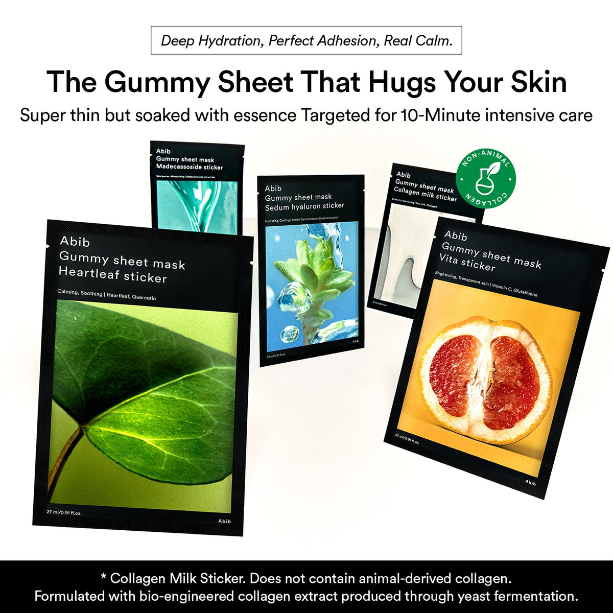 ABIB Gummy Sheet Mask Collagen Milk Sticker, 27ml – papildomas gamintojo vaizdas