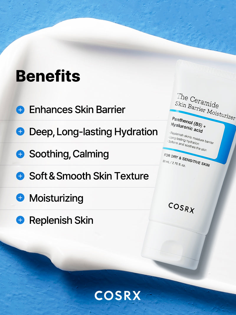 COSRX The Ceramide Skin Barrier Moisturizer, 80ml – papildomas gamintojo vaizdas