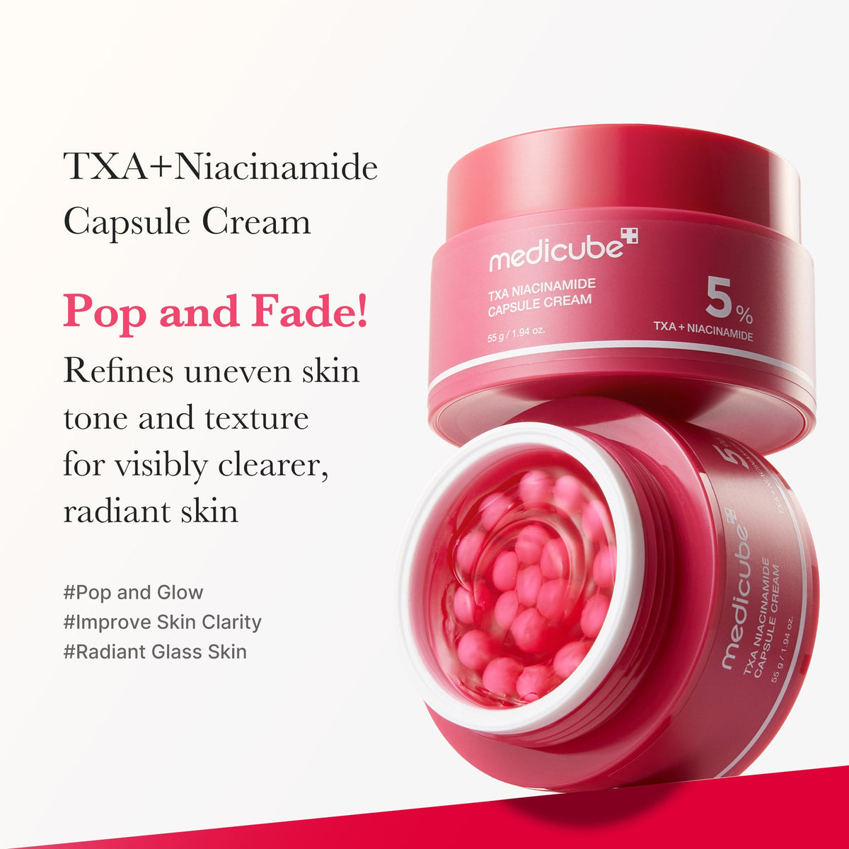 Medicube TXA Niacinamide Capsule Cream, 55g – papildomas gamintojo vaizdas