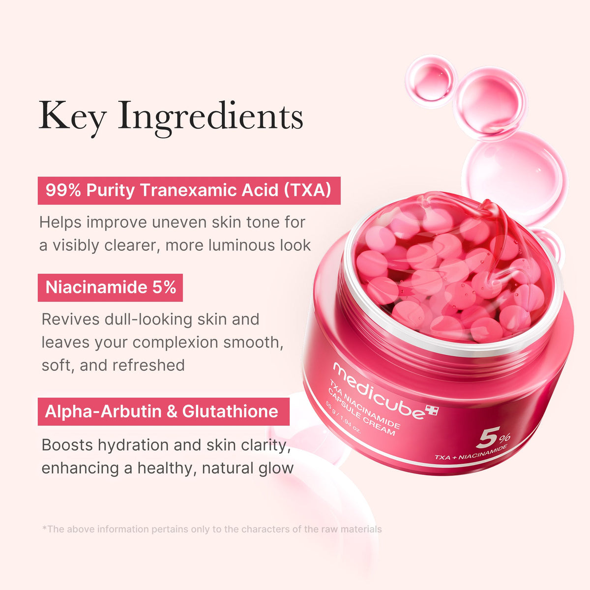 Medicube TXA Niacinamide Capsule Cream, 55g – papildomas gamintojo vaizdas