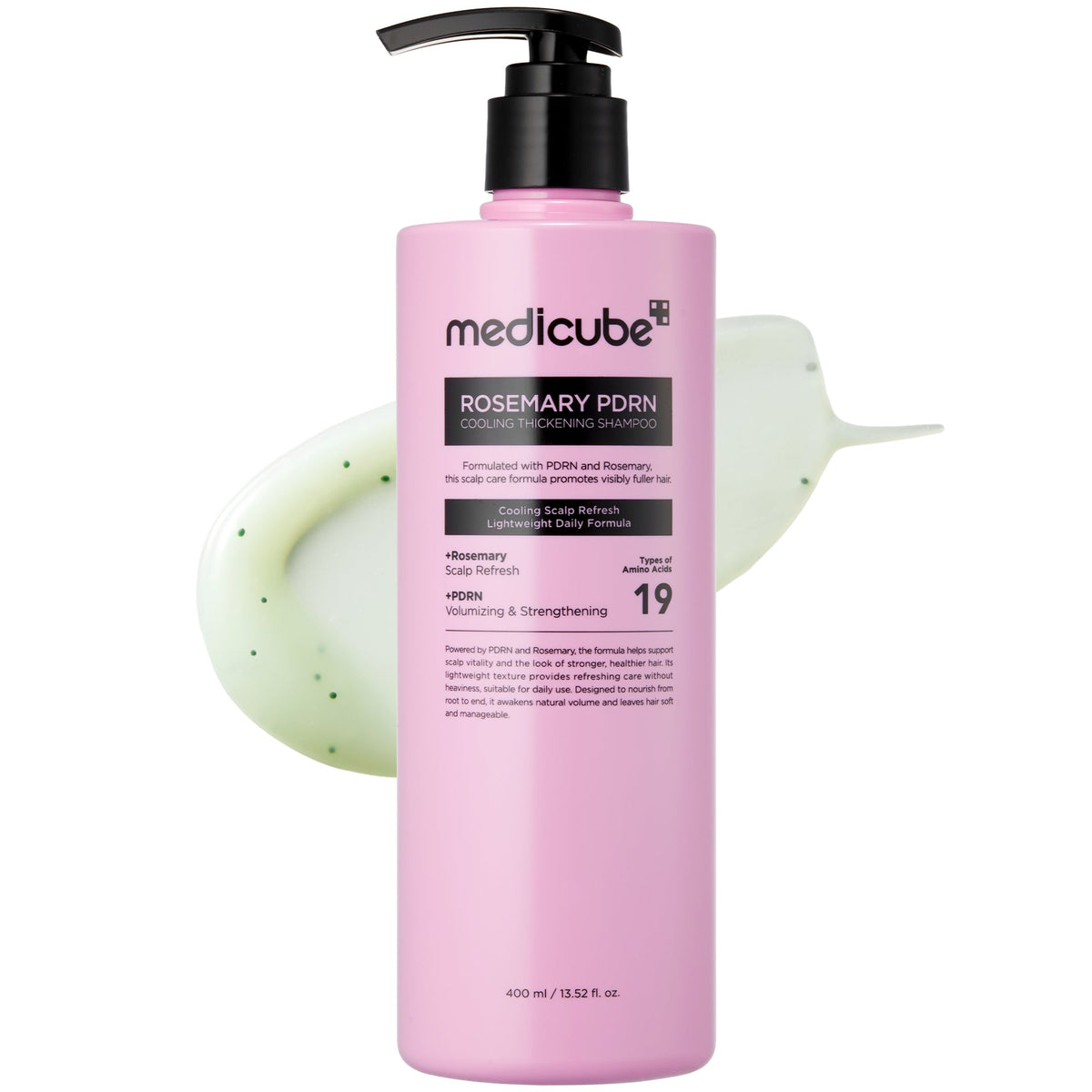 Medicube – Cooling Rosemary & PDRN Thickening Shampoo, 400ml – papildomas gamintojo vaizdas