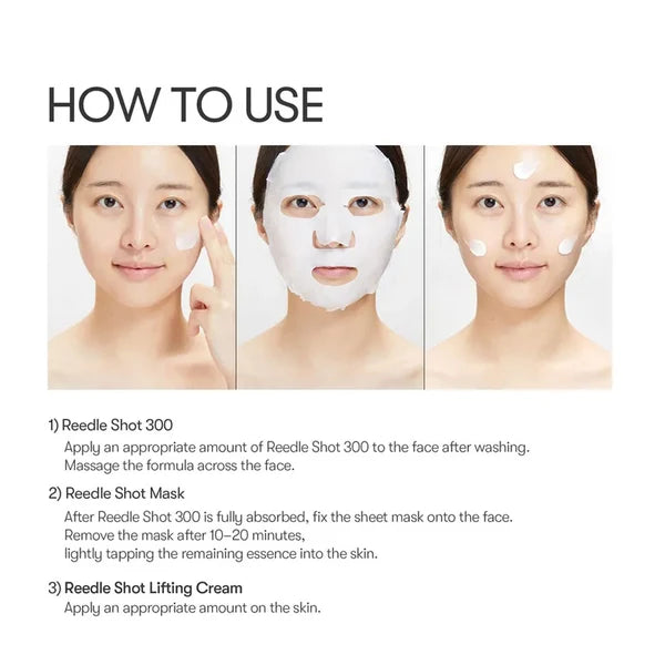 VT Cosmetics - Reedle Shot All-in- One 3-Step Mask, 1pc