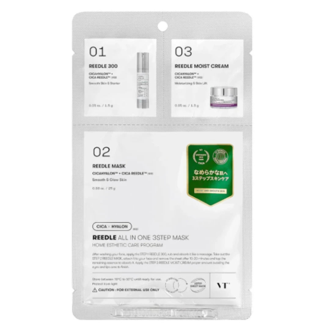 VT Cosmetics - Reedle Shot All-in- One 3-Step Mask, 1pc