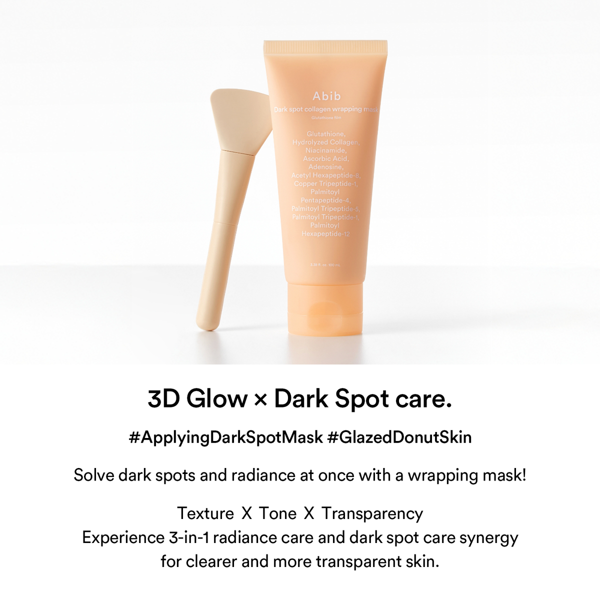 Abib – Dark Spot Collagen Wrapping Mask Glutathione Film, 100ml – papildomas gamintojo vaizdas
