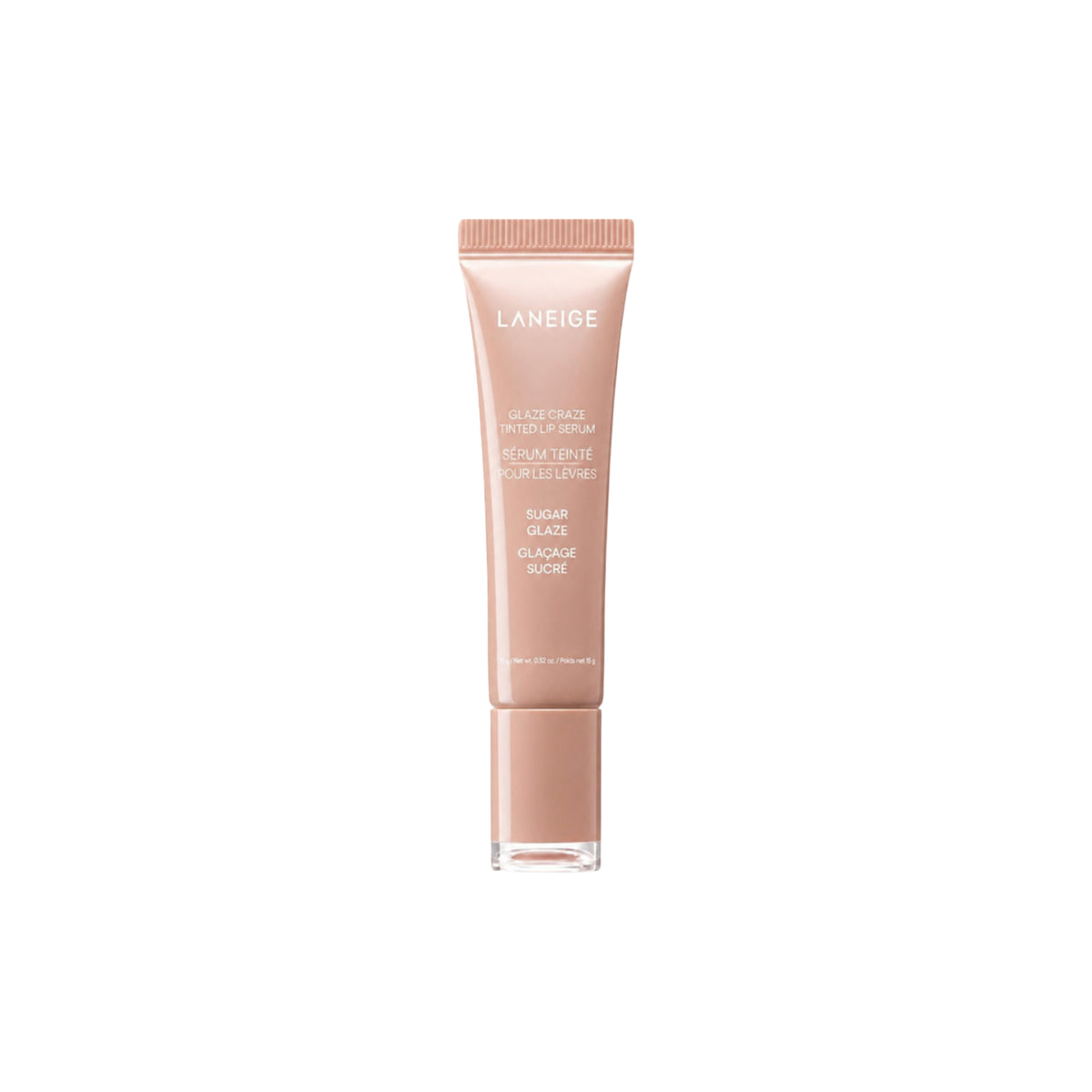 LANEIGE Glaze Craze Tinted Lip Serum Sugar Glaze, 12g