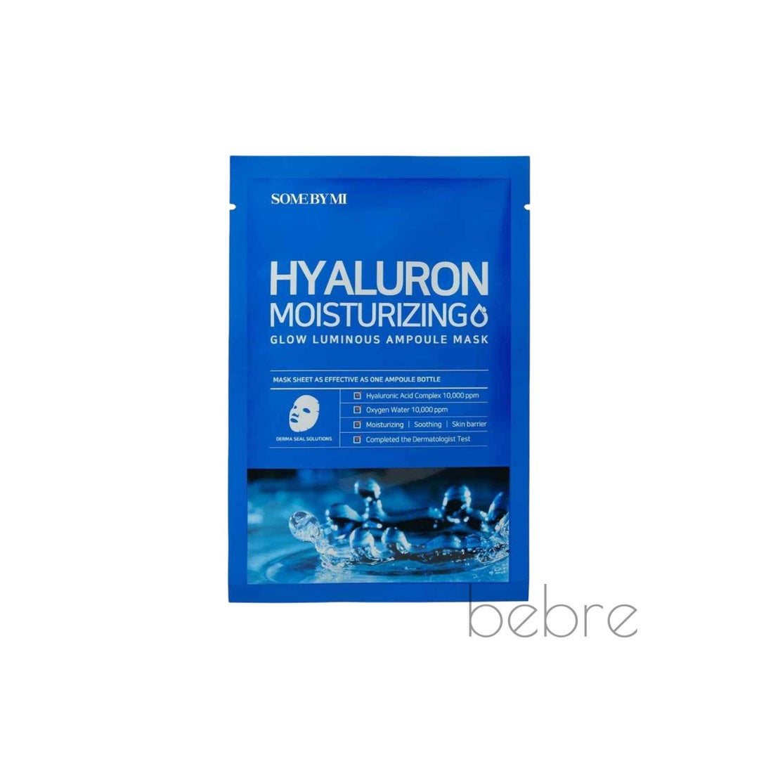 SOME BY MI Hyaluron Moisturizing Glow Luminous Ampoule Mask, 25g