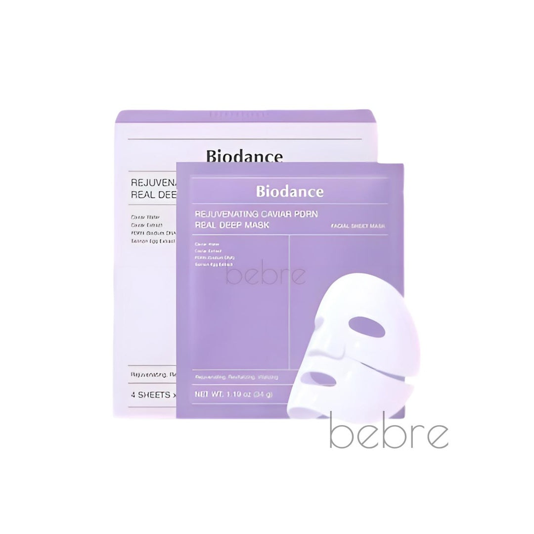 Biodance Rejuvenating Caviar PDRN Real Deep Mask, 34g×4pcs