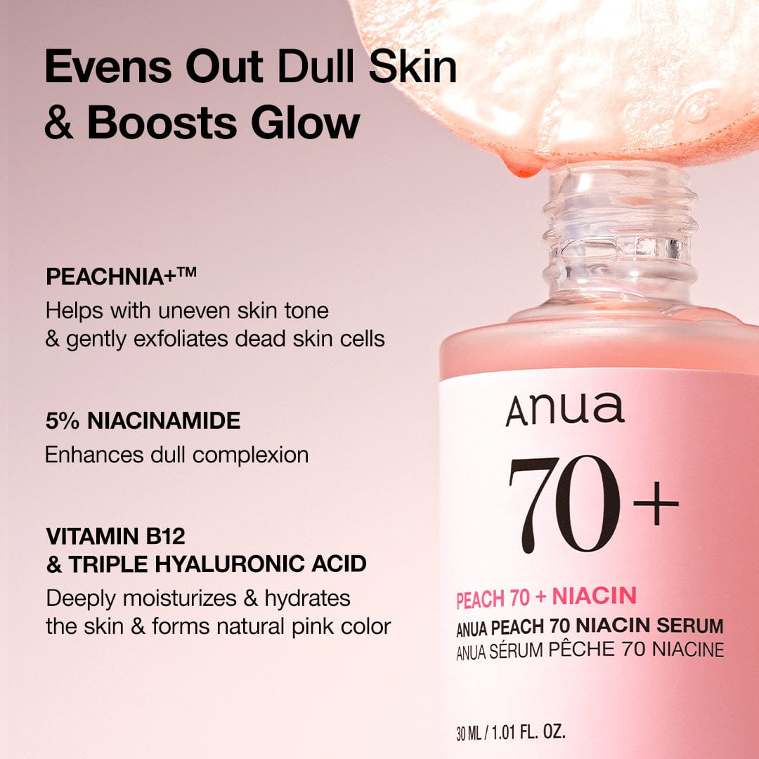 ANUA Peach 70 Niacin Serum, 30ml – papildomas gamintojo vaizdas