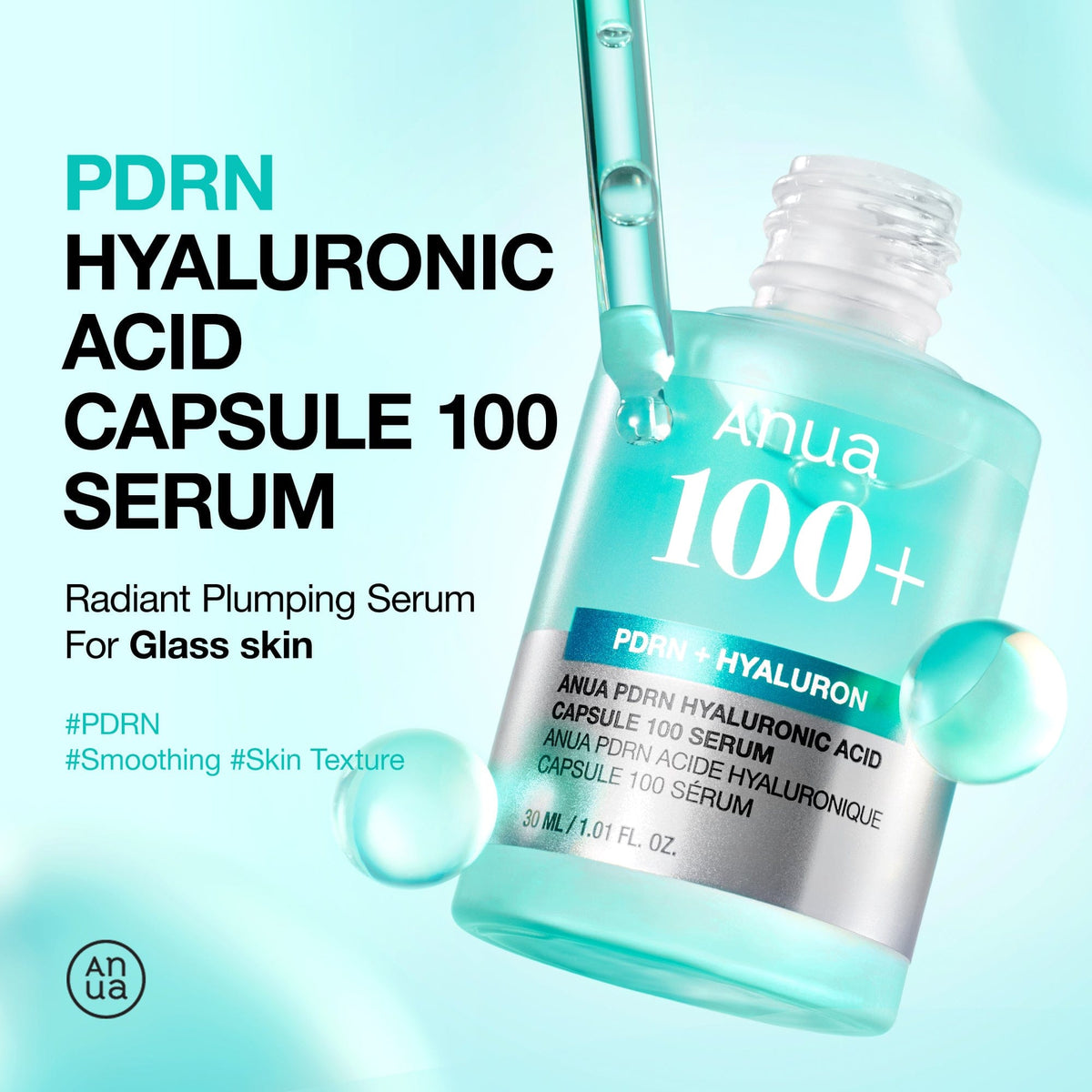ANUA PDRN Hyaluronic Acid Capsule 100 Serum, 30ml – papildomas gamintojo vaizdas