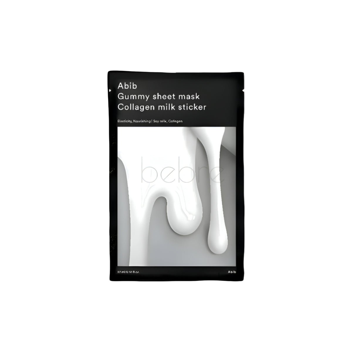 ABIB Gummy Sheet Mask Collagen Milk Sticker, 27ml